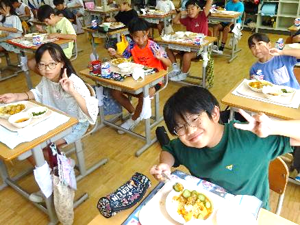 2学期の給食スタート03