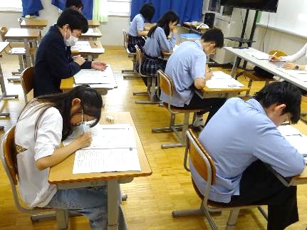1学期の英語検定10