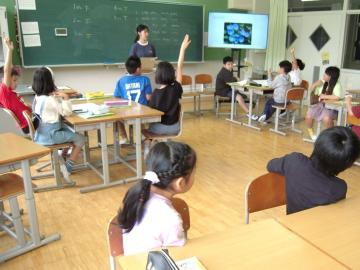 写真：理科の授業 4月25日1