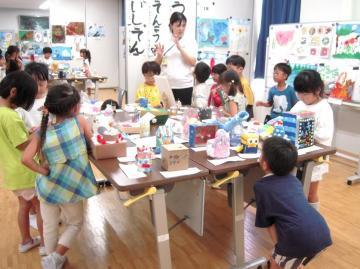 写真：校内夏休み作品展2