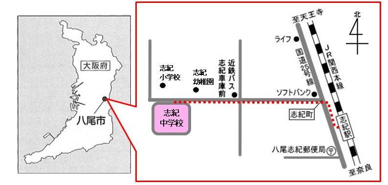 案内図のイラスト