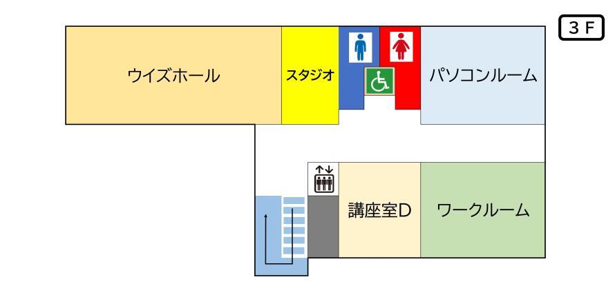 イラスト：3F案内図