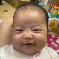写真：赤ちゃん　ちはな