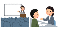 イラスト：講義