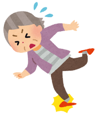 イラスト：転ぶ人