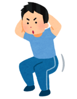 イラスト：スクワット