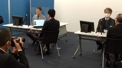 写真:実験の様子