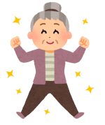 イラスト：おばあさん