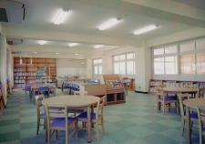 写真:北山本小学校校舎改築図書室