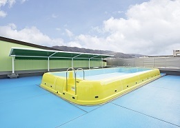 写真:3階屋上園児用プール