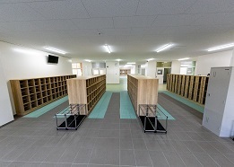 写真:下足室