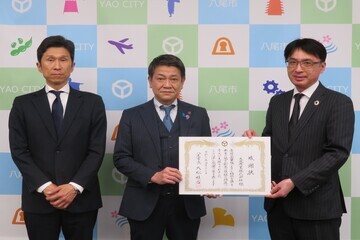 写真：大松市長　イベントでの様子6