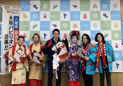 写真：大松市長　イベントでの様子2