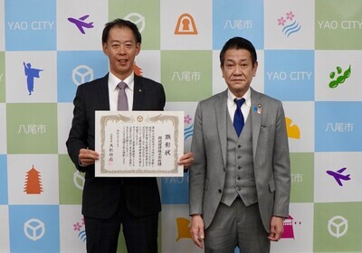 写真：大松市長　イベントでの様子3