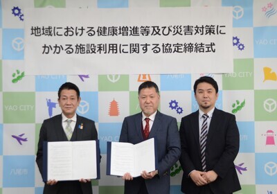 写真：大松市長　イベントでの様子4