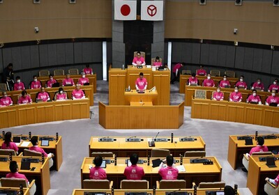 写真：大松市長　イベントでの様子8