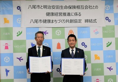 写真：大松市長　イベントでの様子3