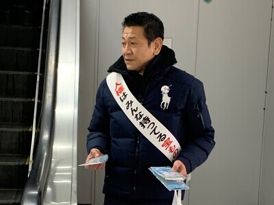 写真：大松市長　イベントでの様子3