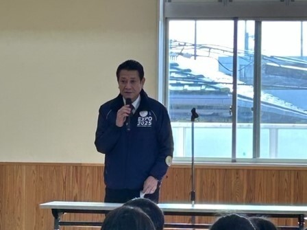 写真：大松市長　イベントでの様子5