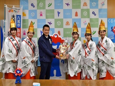写真：大松市長　イベントでの様子6
