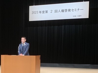 写真：大松市長　イベントでの様子8