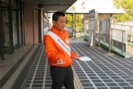 写真：大松市長　イベントでの様子1