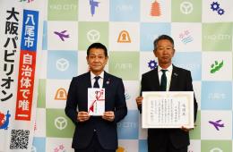 写真：大松市長　イベントでの様子3