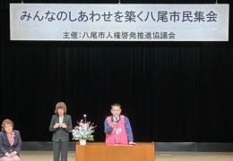 写真：大松市長　イベントでの様子6