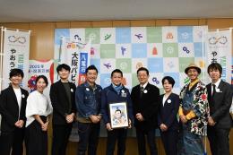 写真：大松市長　イベントでの様子8
