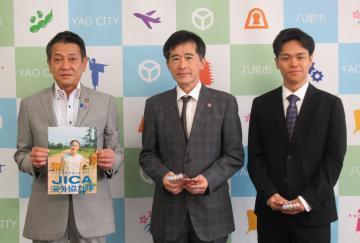 写真：大松市長　イベントでの様子2