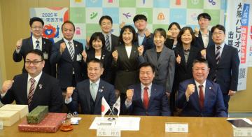 写真：大松市長　イベントでの様子5