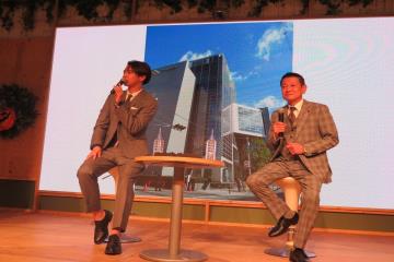写真：大松市長　イベントでの様子12