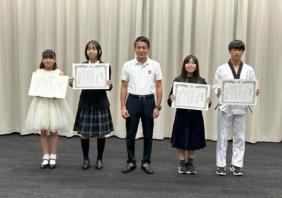 写真：大松市長　イベントでの様子4