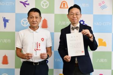 写真：大松市長　イベントでの様子5