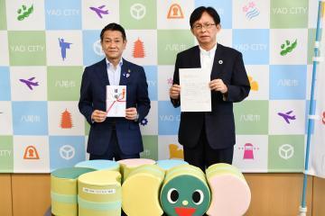 写真：大松市長　イベントでの様子6