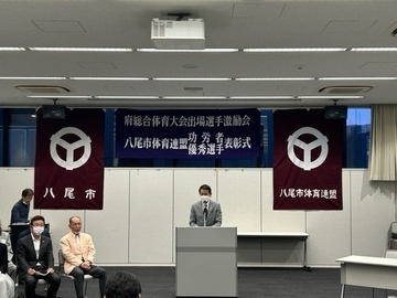 写真：大松市長　イベントでの様子5