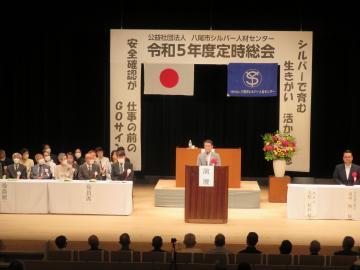 写真：大松市長　イベントでの様子4