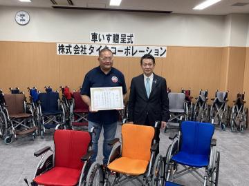 写真：大松市長　イベントでの様子7