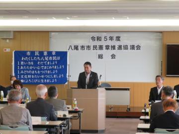 写真：大松市長　イベントでの様子9