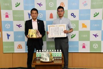 写真：大松市長　イベントでの様子6
