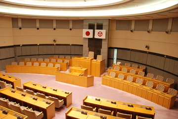 写真:本会議場