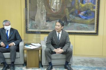 写真：近畿大学オンライン授業収録に参加の様子9