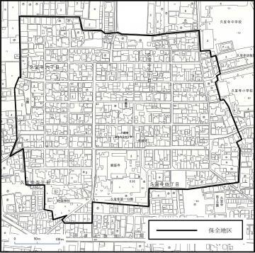 地図：保全地区区域図