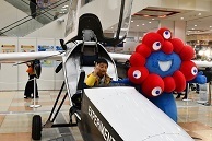 写真：空飛ぶクルマの実機への乗車体験