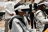 写真：VR（仮想空間）体験