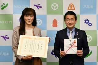 写真：感謝状贈呈式の様子