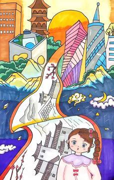 写真：嘉定区の青少年絵画作品4