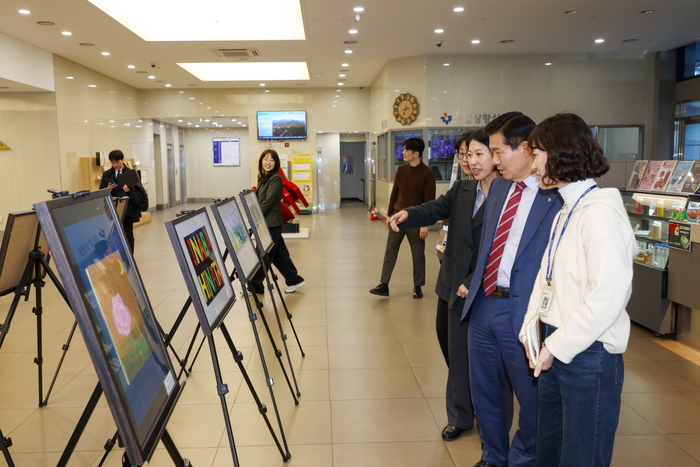 写真:展示の様子(大邱広域市中区)1