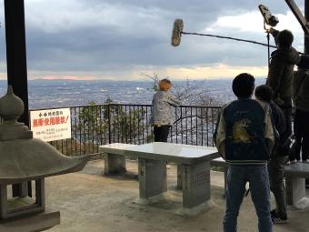 写真：水呑地蔵院での撮影風景4