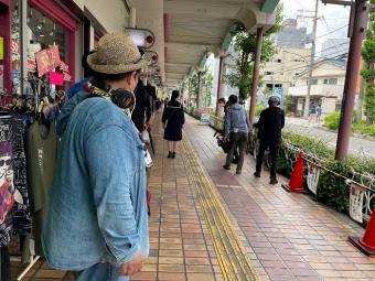 写真：ペントモールでの撮影